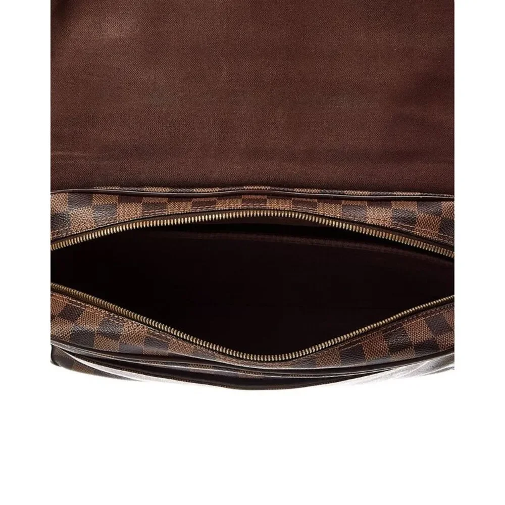 Louis Vuitton Brown Damier Ebene Shelton Mm (Authentic Pre-Loved)